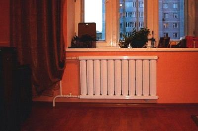 Алюминиевый радиатор в квартире